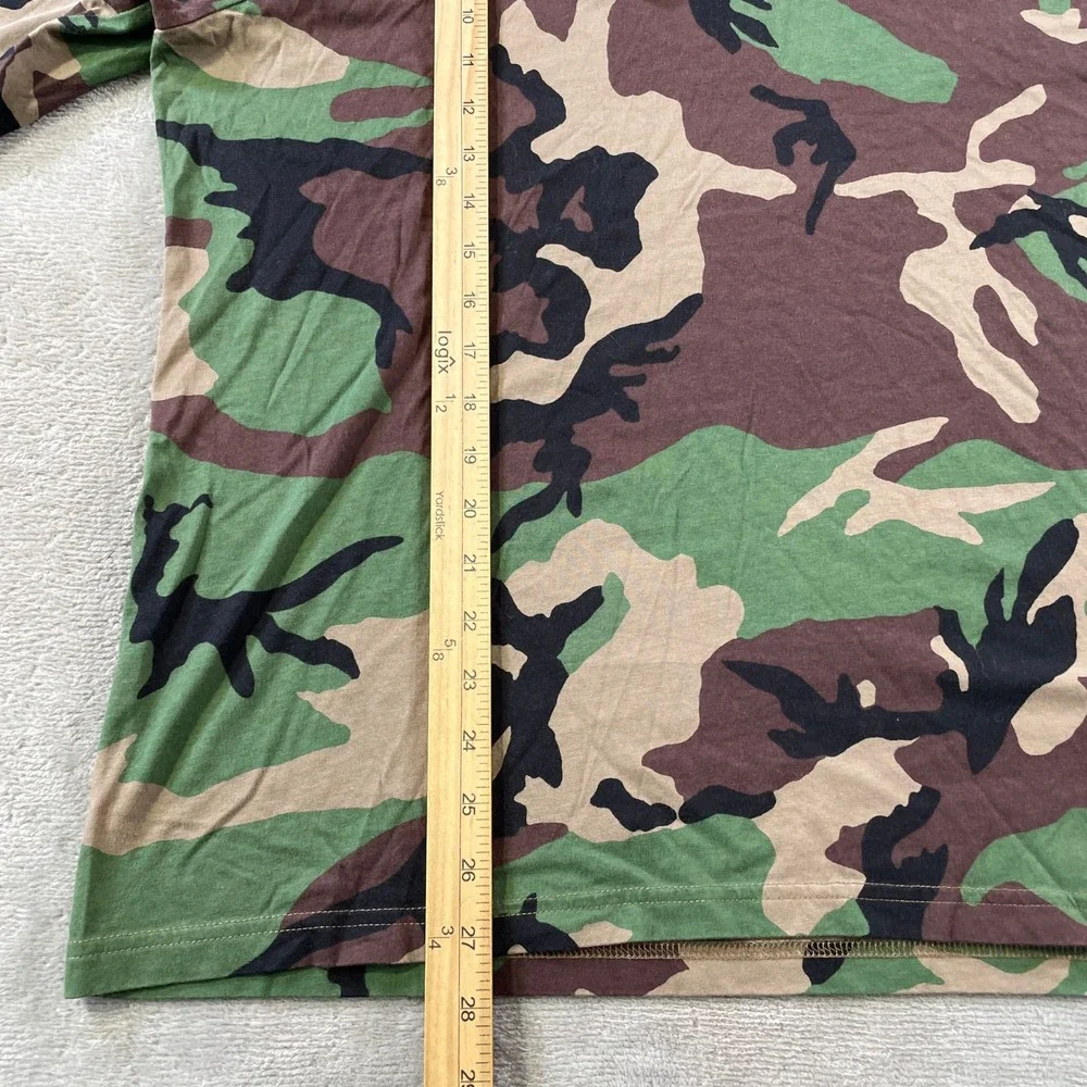 Polo Ralph Lauren Shirt Hooded Men XXL Camo Jersey Casual Pullover School Preppy